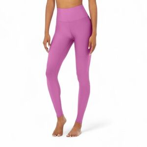 Alo Yoga 7/8 High Waisted Airbrush Leggings Tights Pants Womens Large Pink